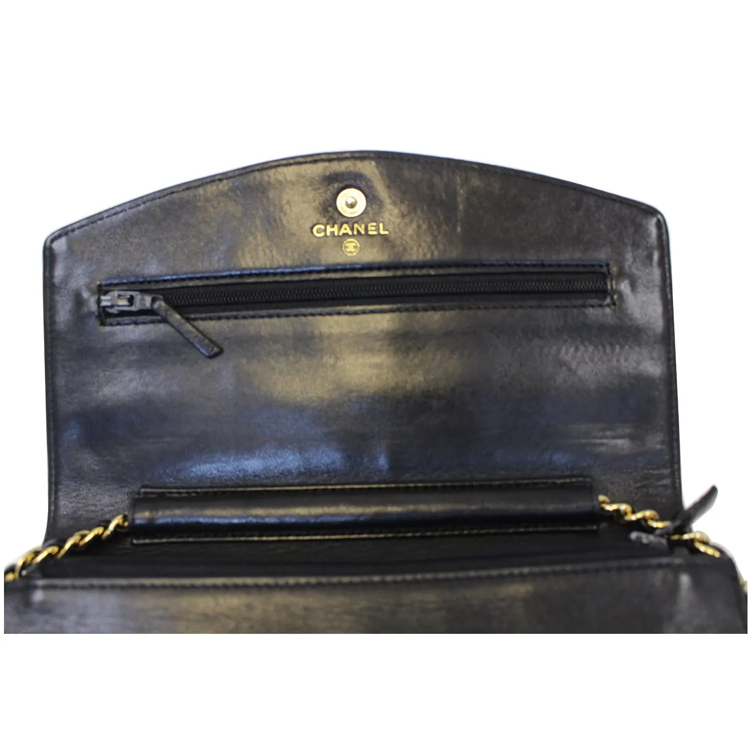CHANEL Timeless WOC Caviar Leather Clutch Crossbody Bag Black