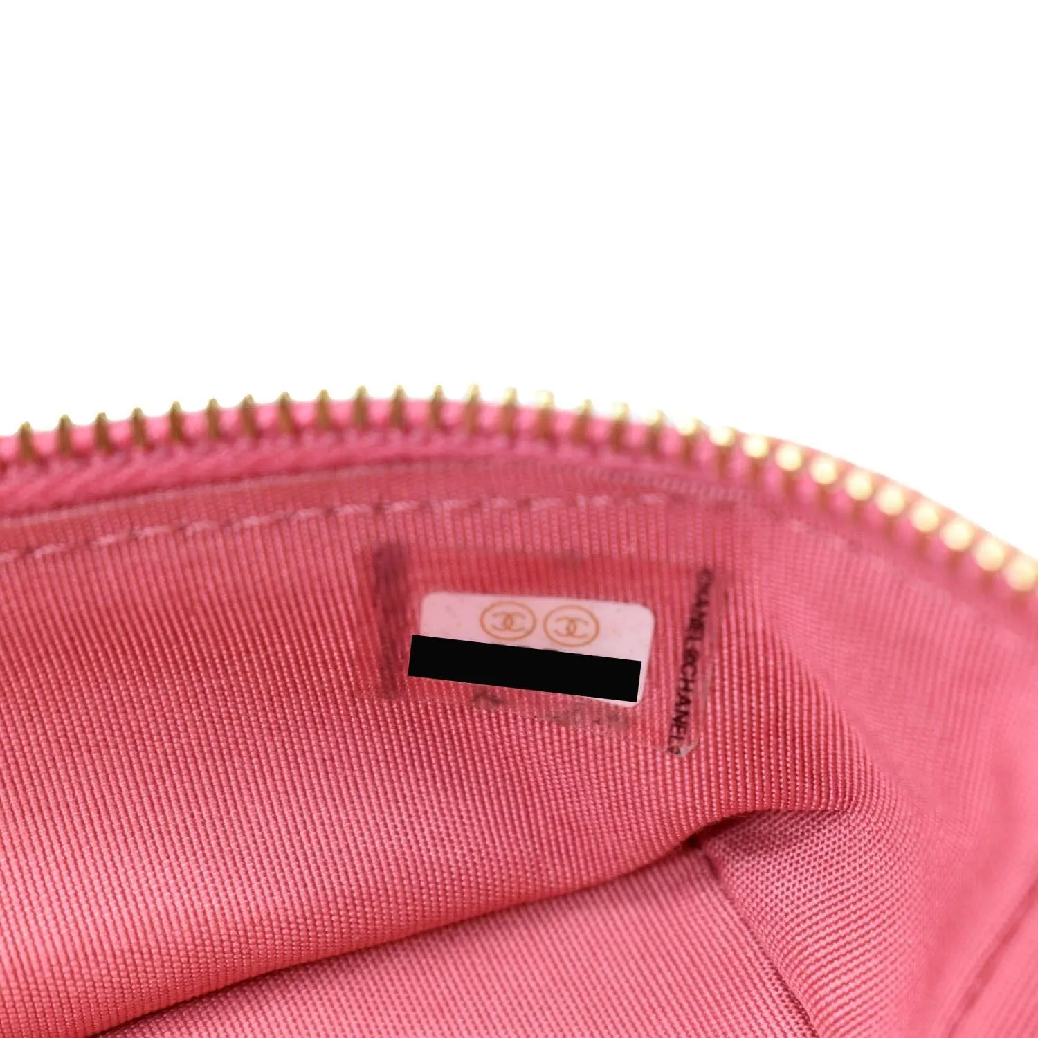 CHANEL Vanity Case Small Leather Crossbody Bag Pink