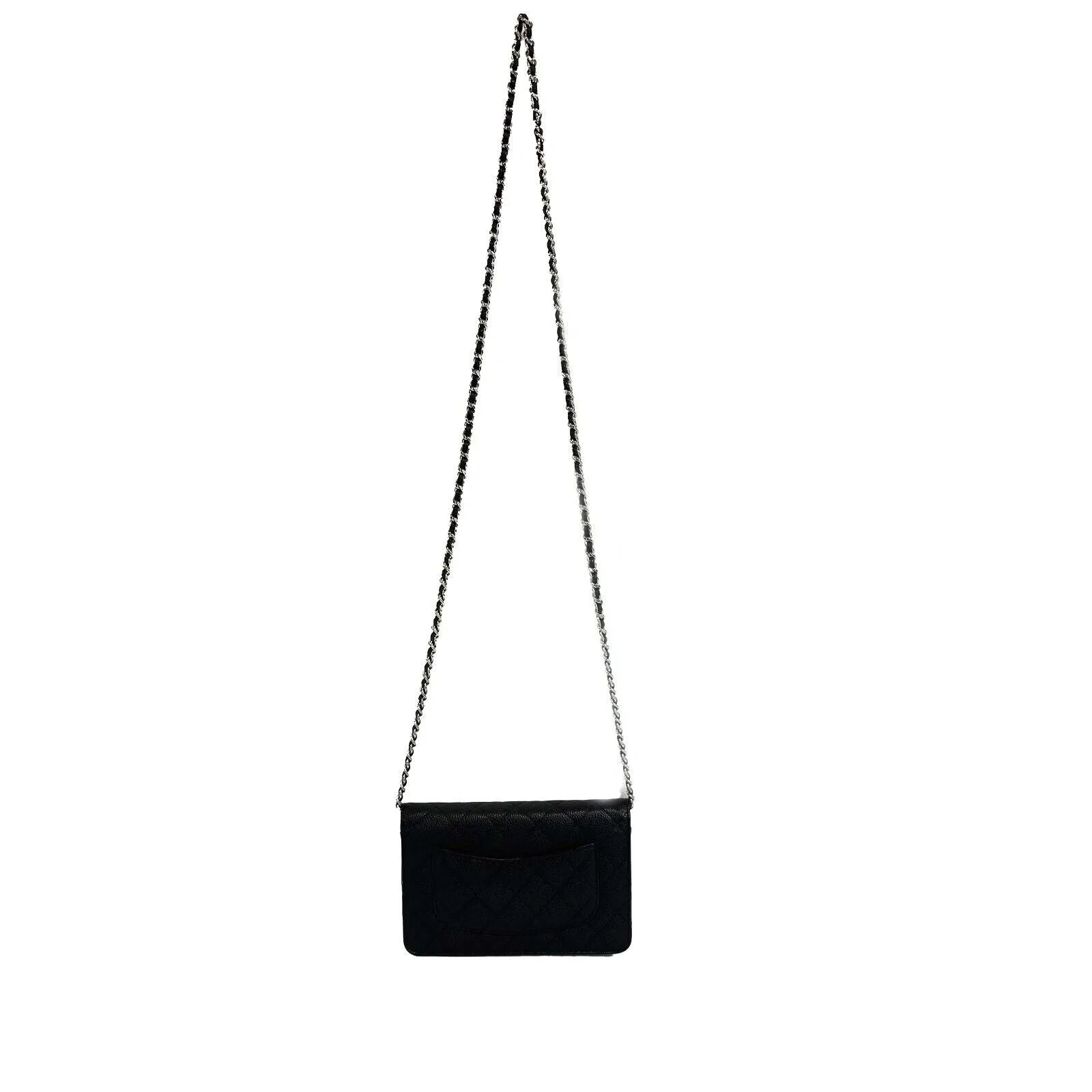 CHANEL - Wallet On Chain CC Caviar Leather WOC / Crossbody