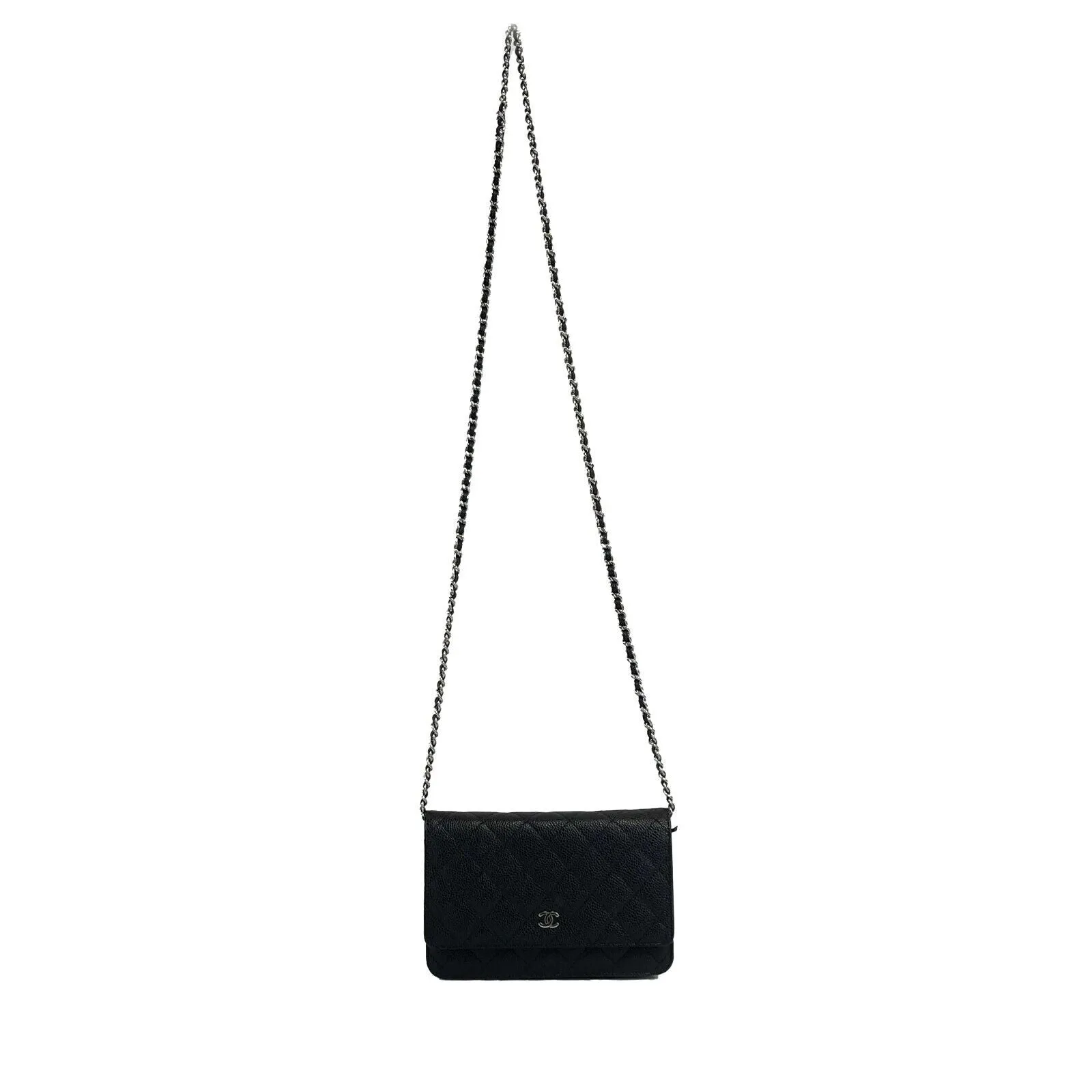 CHANEL - Wallet On Chain CC Caviar Leather WOC / Crossbody