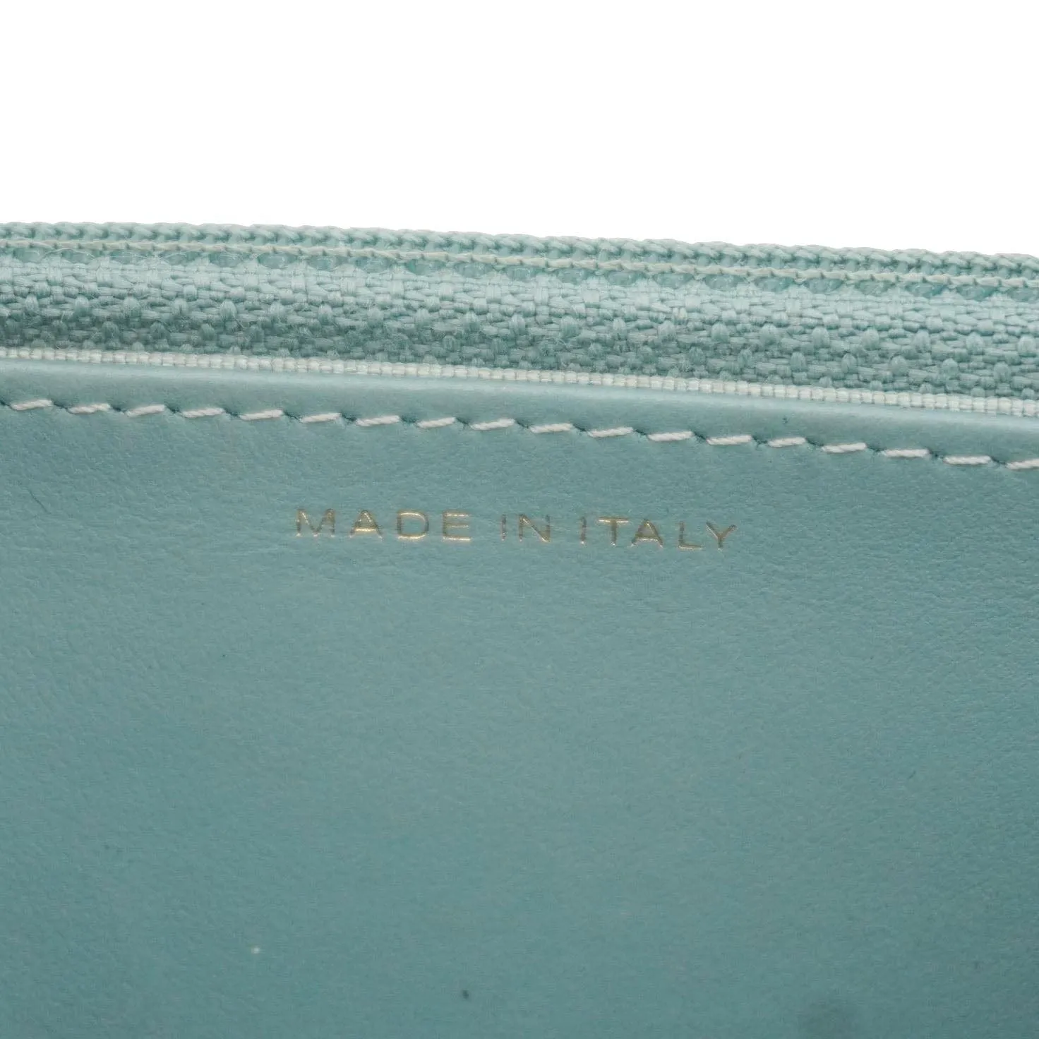 CHANEL Wallet On Chain Quilted Caviar Leather Crossbody Bag Sea Green