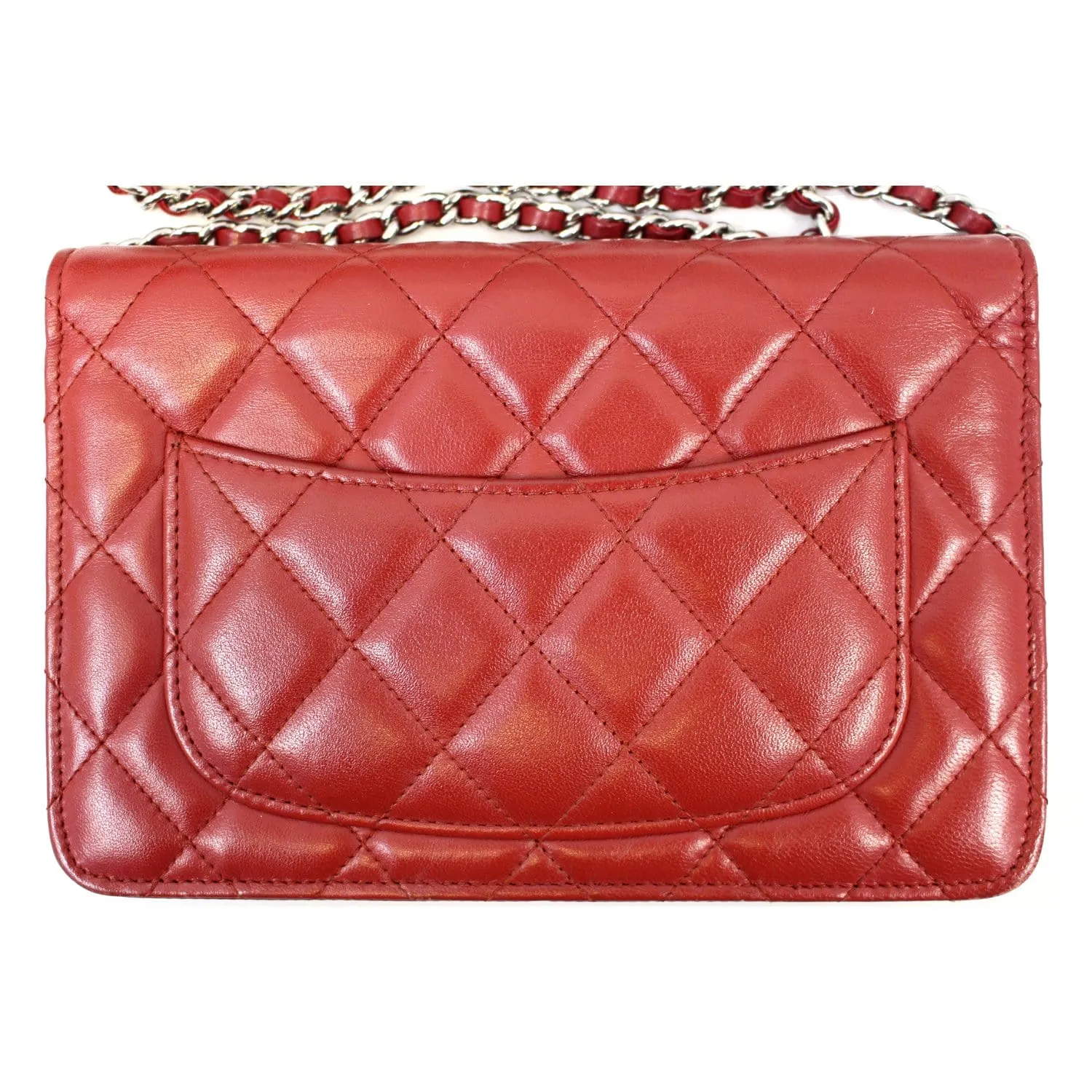 CHANEL Wallet on Chain Quilted Leather Shoulder Crossbody Bag