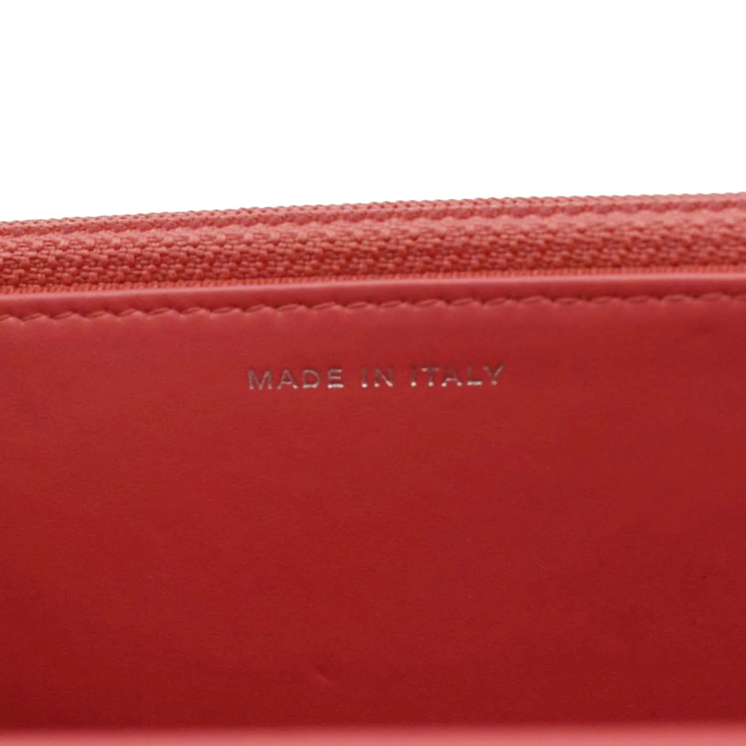 CHANEL WOC Quilted Patent Leather Crossbody Bag Red