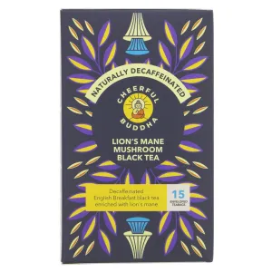 Cheerful Buddha | Lion's Mane Mushroom Decaf Tea | 15PK