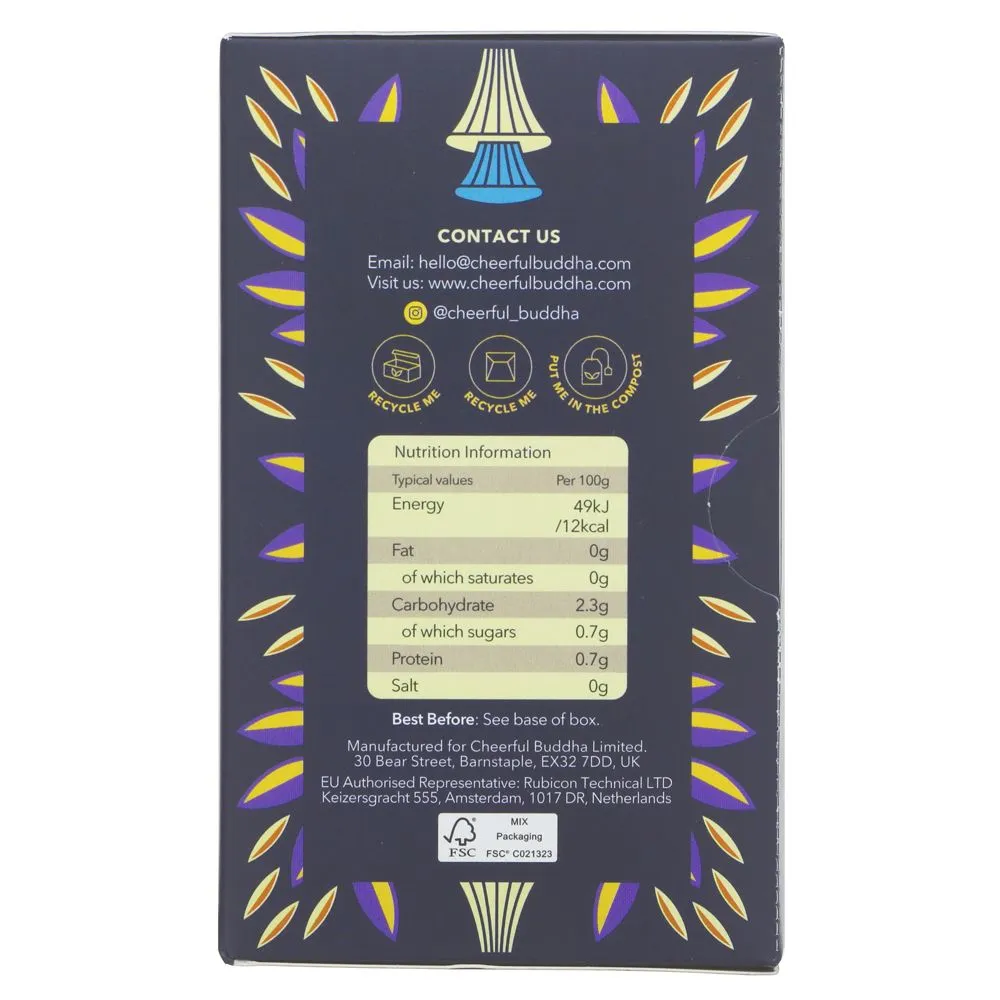 Cheerful Buddha | Lion's Mane Mushroom Decaf Tea | 15PK