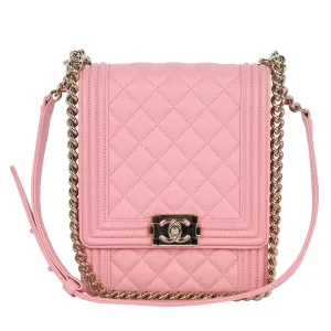 Chevron Quilted Lambskin North-South Le Boy