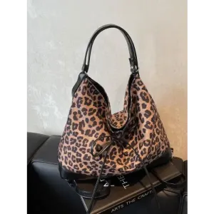 Chic Leopard Dual Purpose Crossbody Bag for Trendy Style