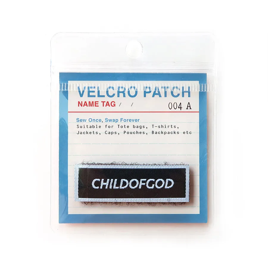Child Of God B/W {Velcro Tag}