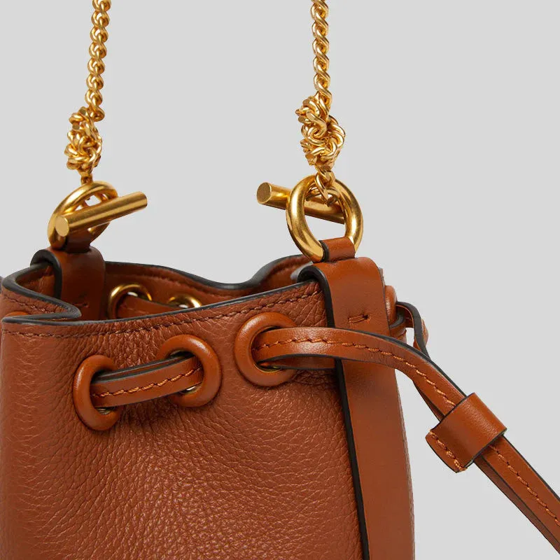 CHLOE Marcie Micro Bucket Tan RS-CHC23AP844I31