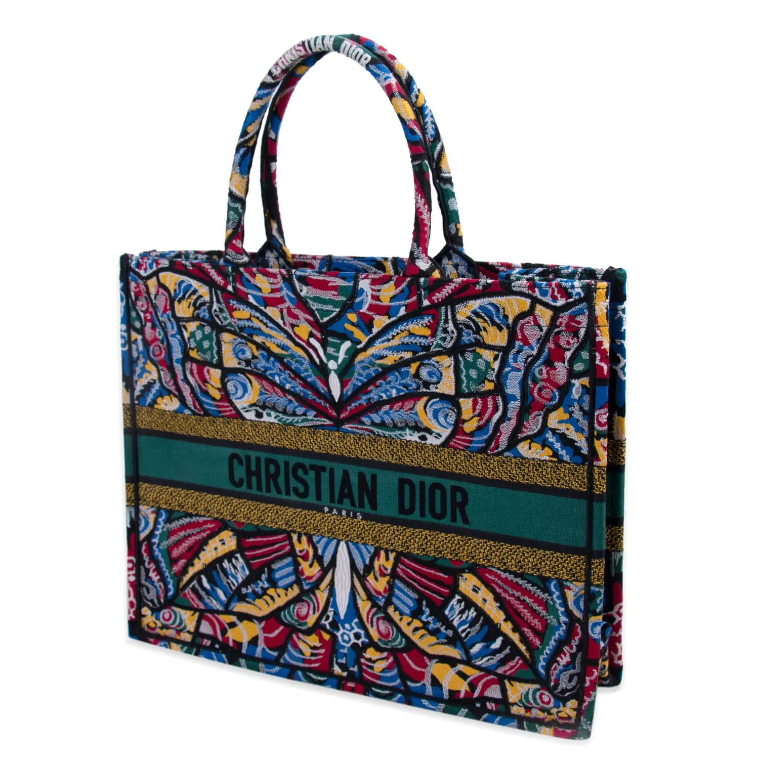Christian Dior Embroidered Butterfly Booktote