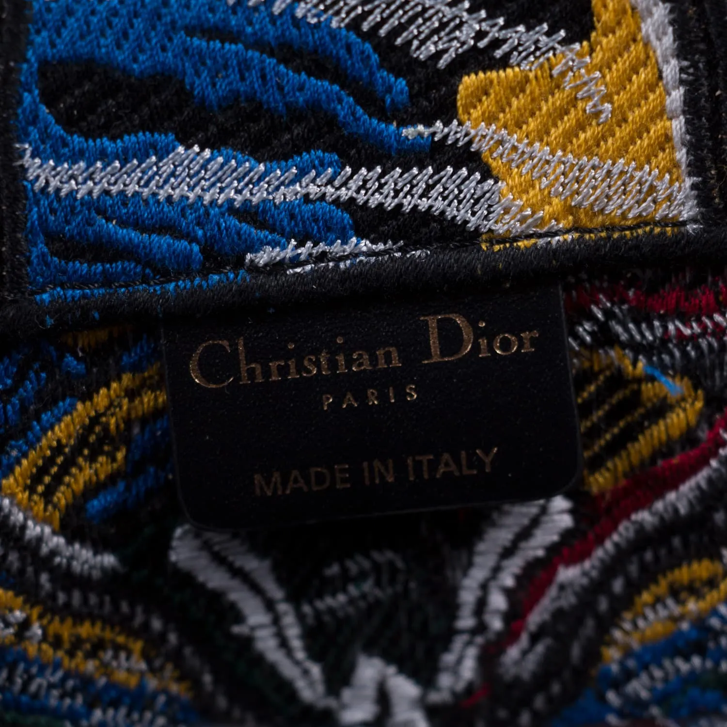 Christian Dior Embroidered Butterfly Booktote
