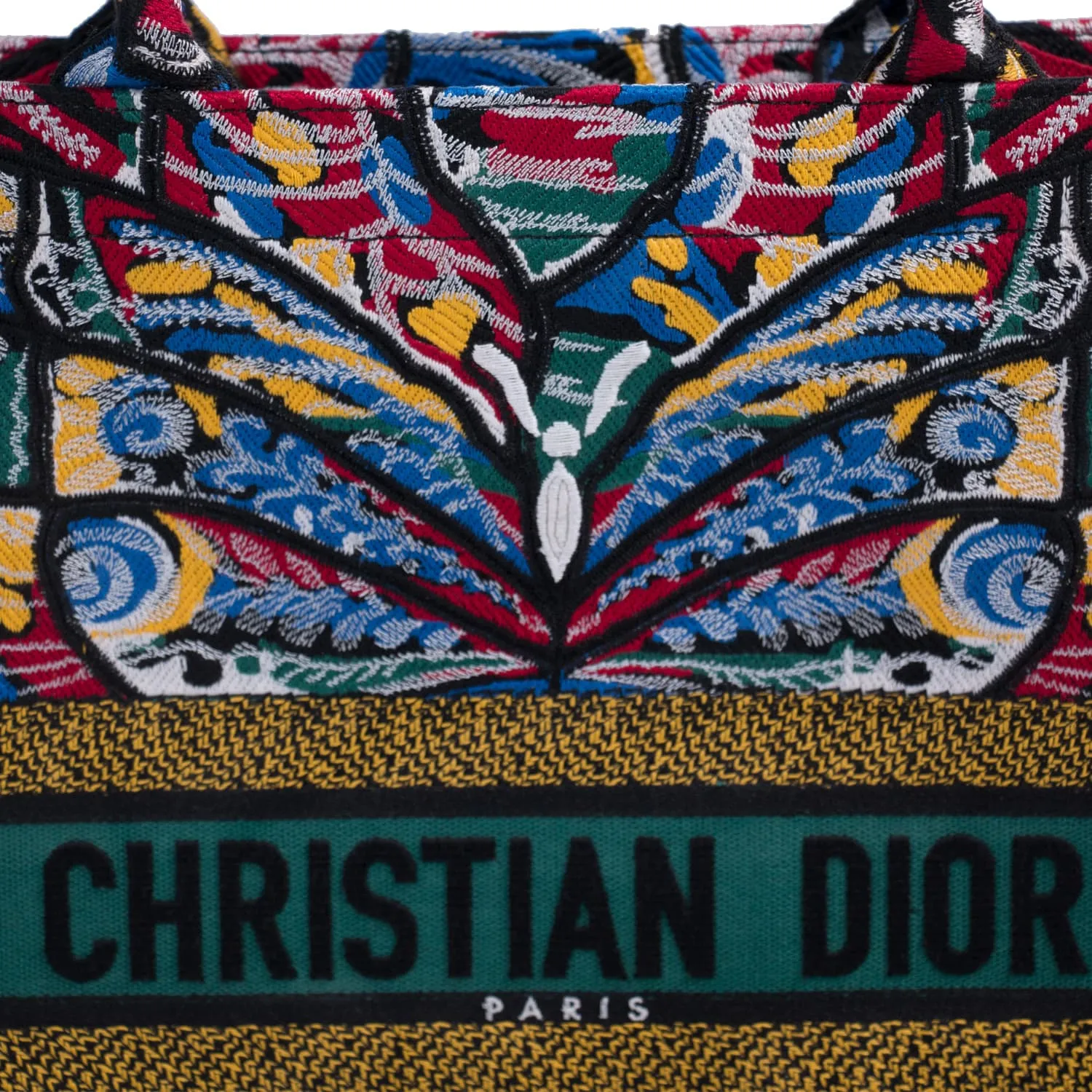 Christian Dior Embroidered Butterfly Booktote