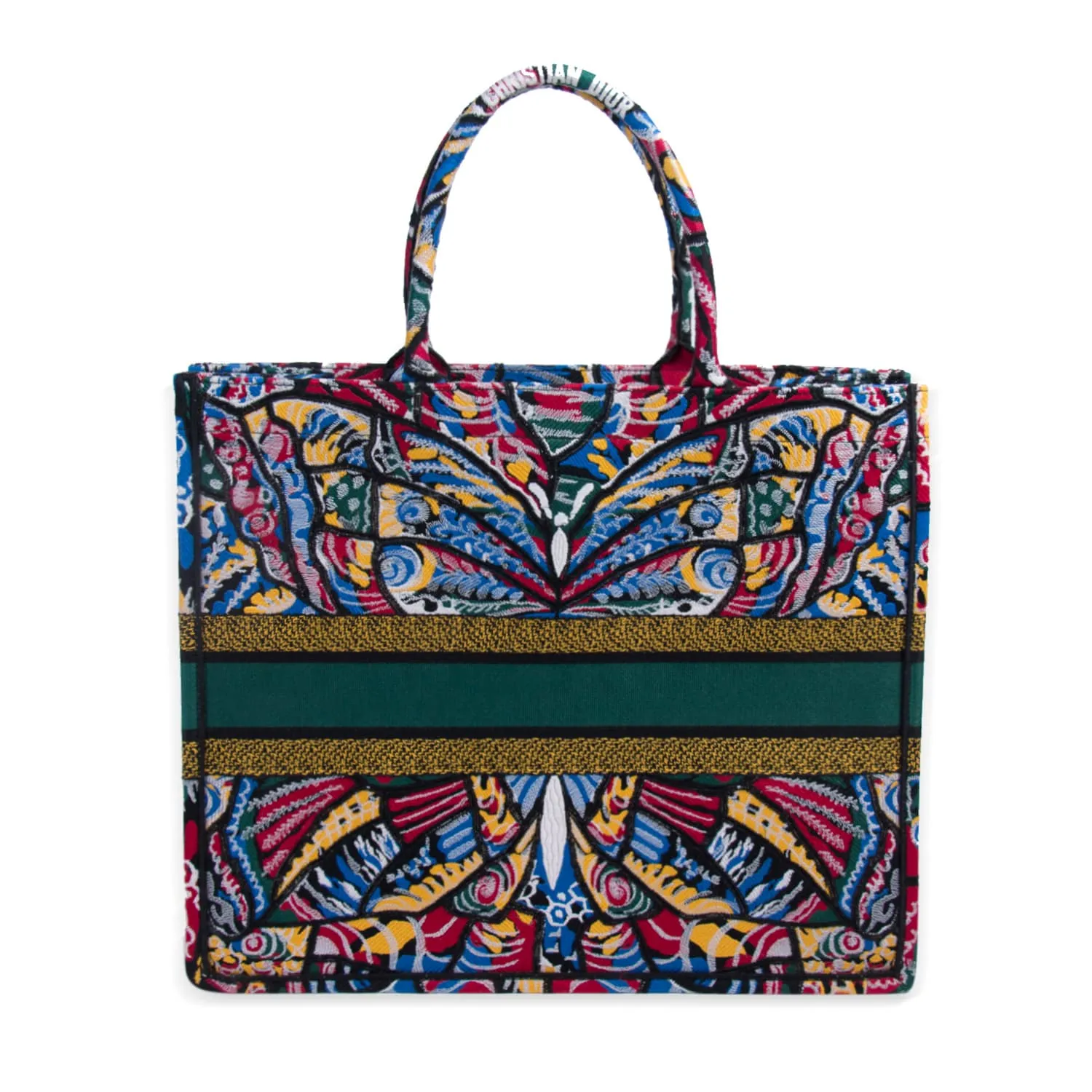 Christian Dior Embroidered Butterfly Booktote