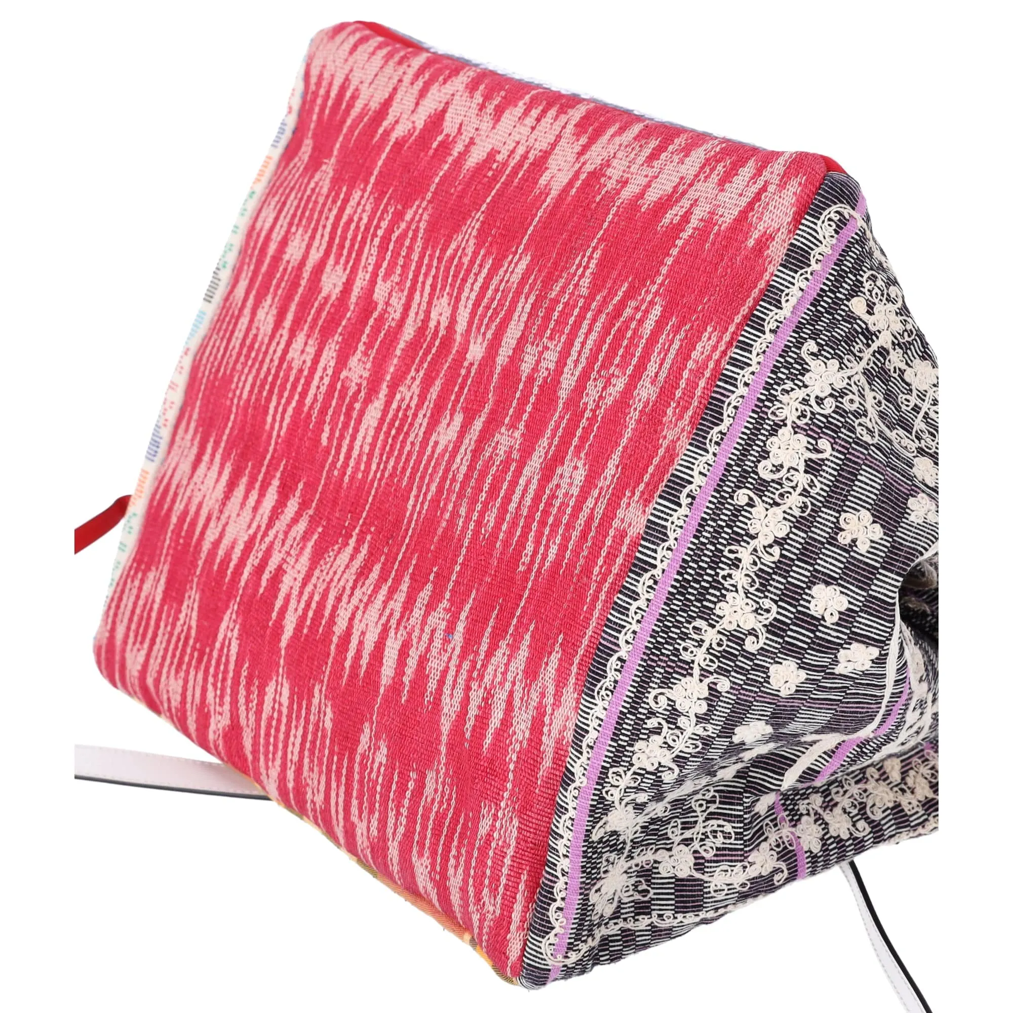 Christian Louboutin Manilacaba Caba Large Tote Motif Embroidered Multicolor