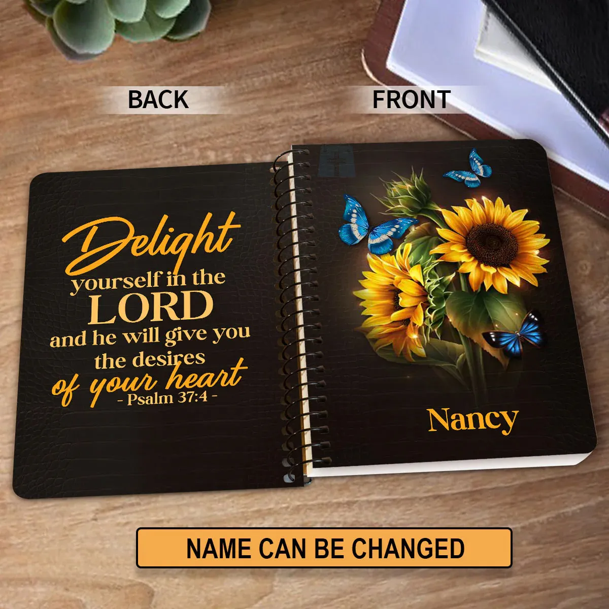Christianart Designer Handbags, Delight Yourself In The Lord, Personalized Gifts, Gifts for Women.