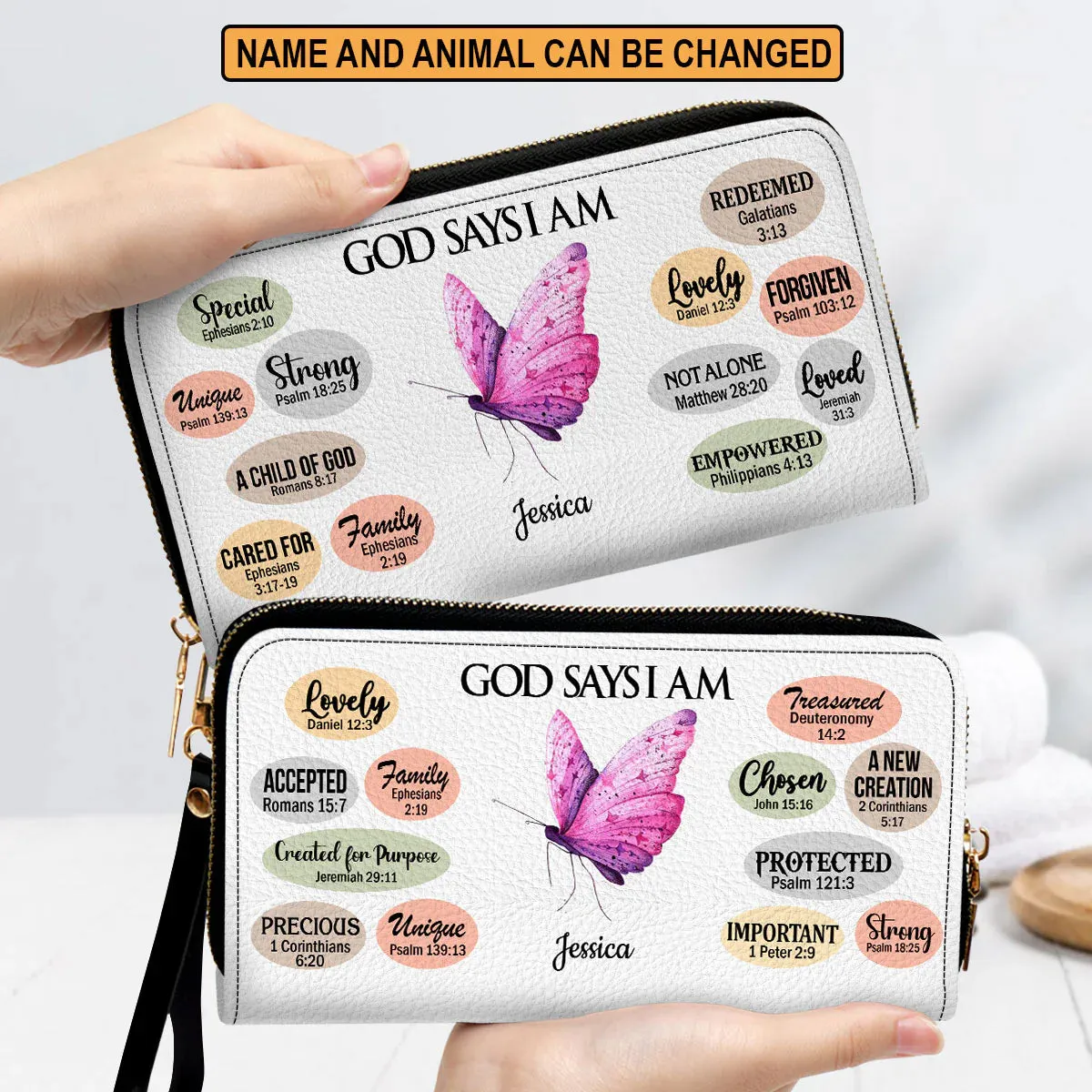 Christianart Handbag, GOD Say IM, Personalized Gifts, Gifts for Women, Christmas Gift.