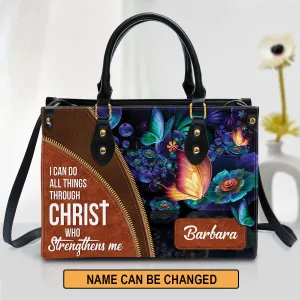 Christianartbag Handbags, I Can Do All Things Through Christ Leather Bags, Personalized Bags, Gifts for Women, Christmas Gift, CABLTB01300723.