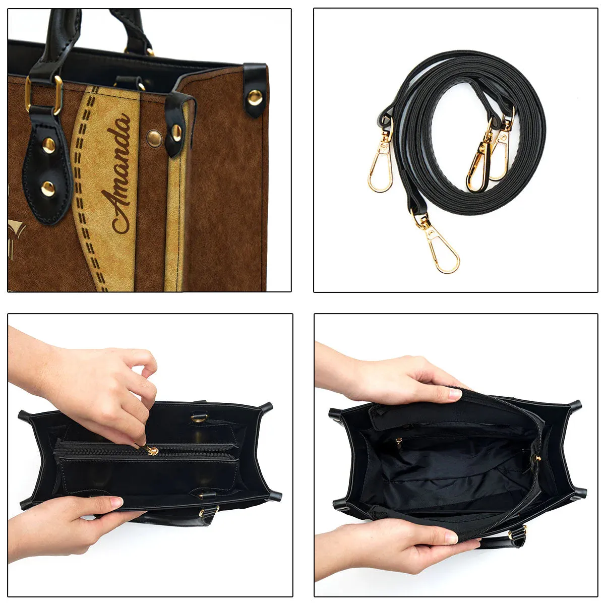 Christianartbag Handbags, Woman Of Faith Leather Bags, Personalized Bags, Gifts for Women, Christmas Gift, CABLTB01300723.