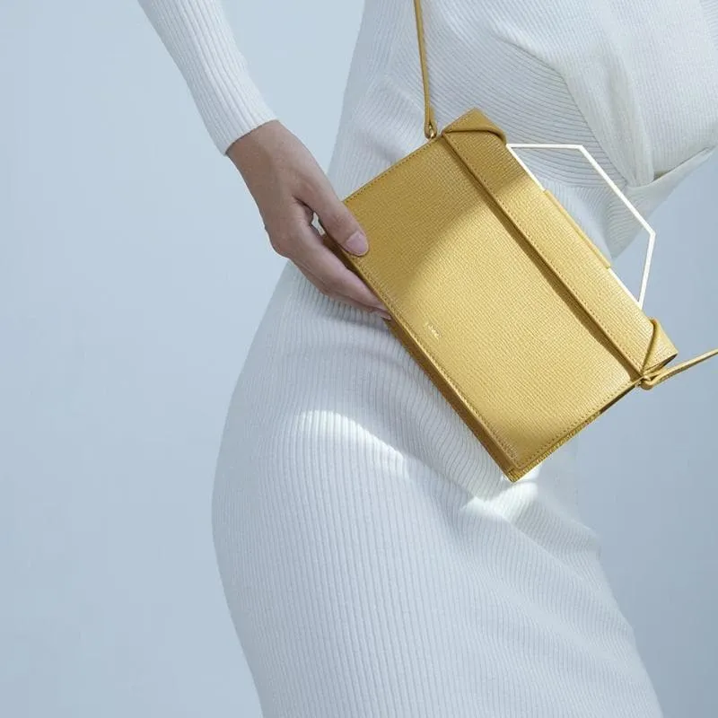 Click Mini Top Handle Bag - Mustard