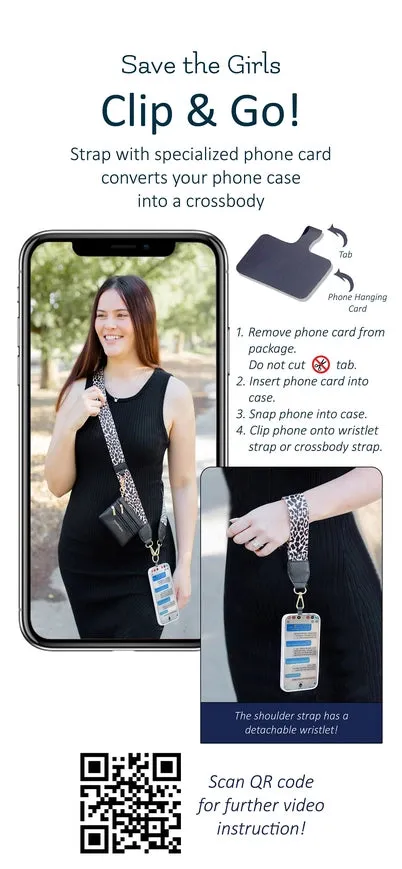 Clip and Go Active Single Rope Crossbody Phone Accessory