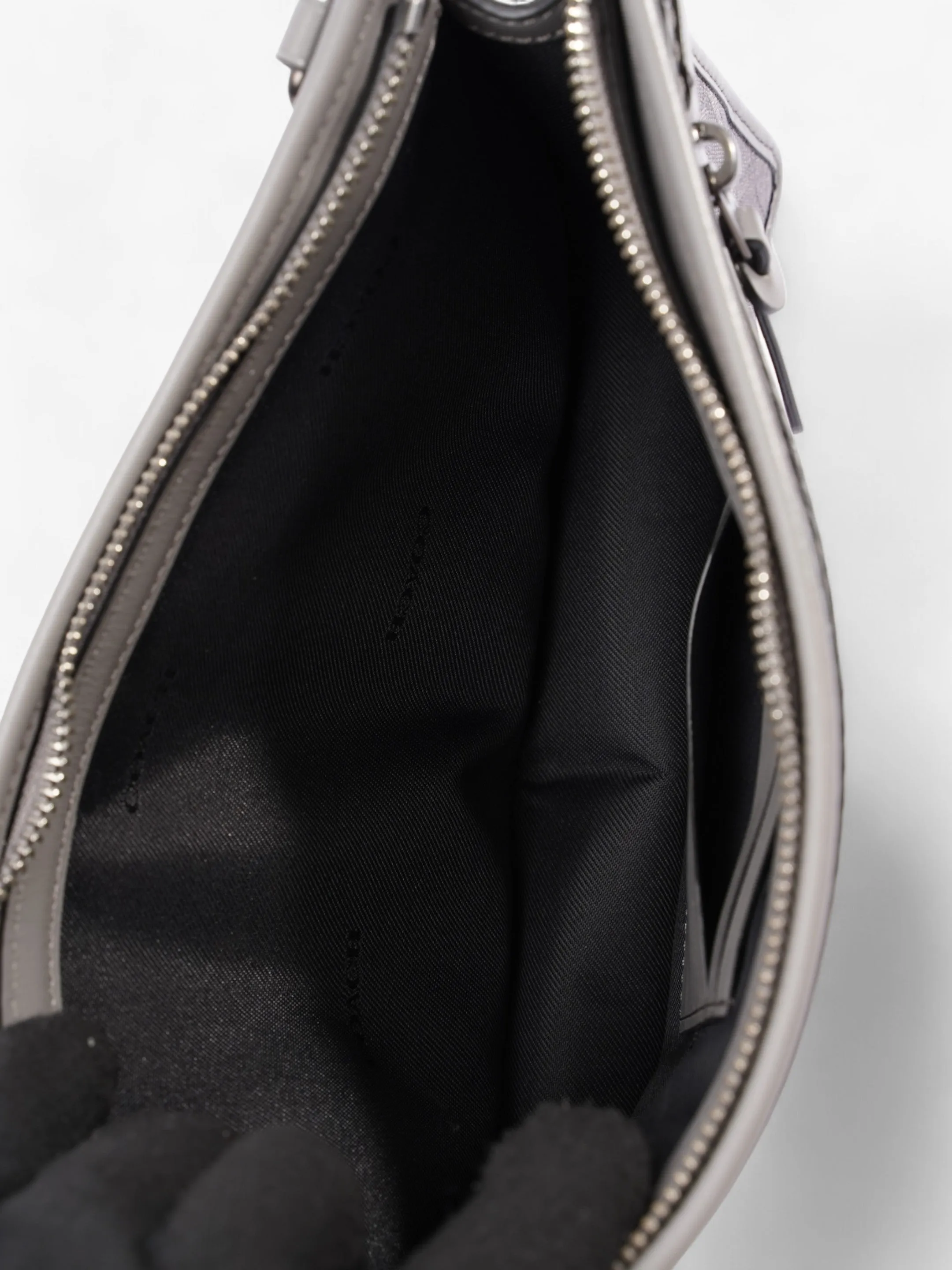 Coach Rivington Convertible Pouch  Grey Signature Jacquard Canvas