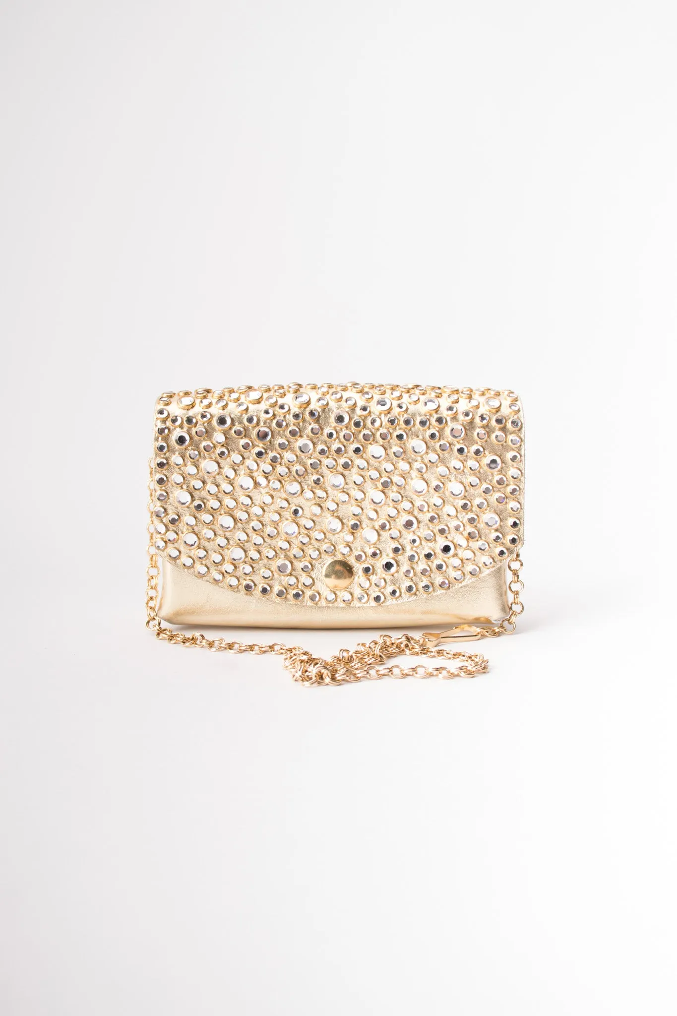 Convertible Crystal Lamé Fanny Pack