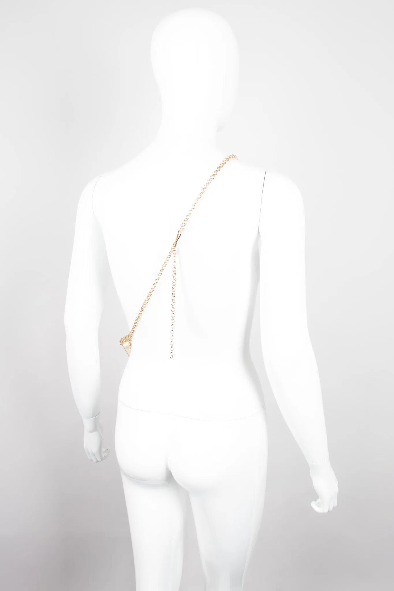 Convertible Crystal Lamé Fanny Pack