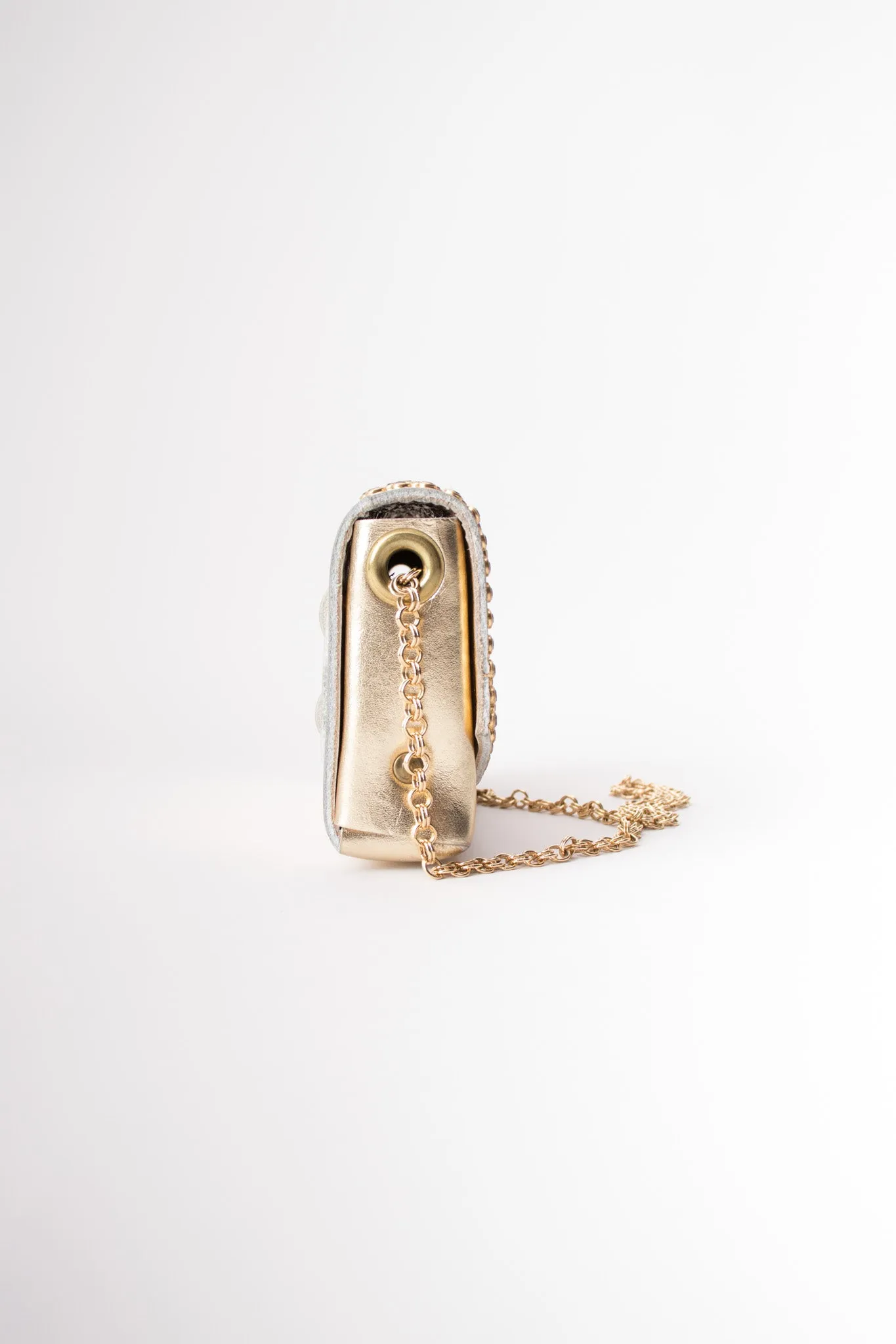 Convertible Crystal Lamé Fanny Pack