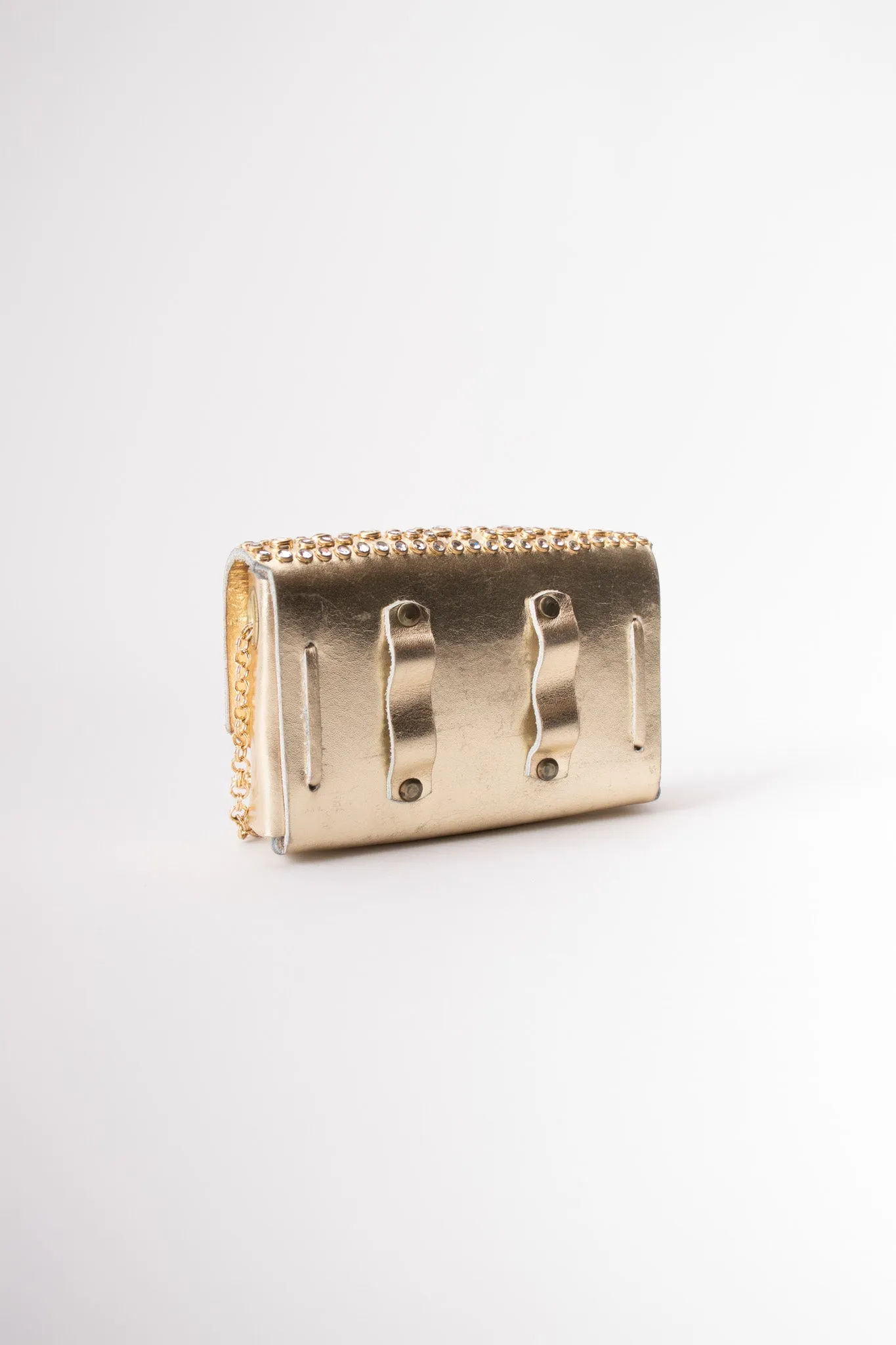 Convertible Crystal Lamé Fanny Pack