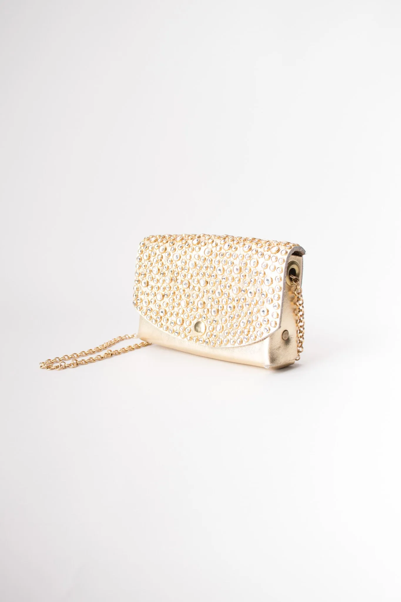 Convertible Crystal Lamé Fanny Pack