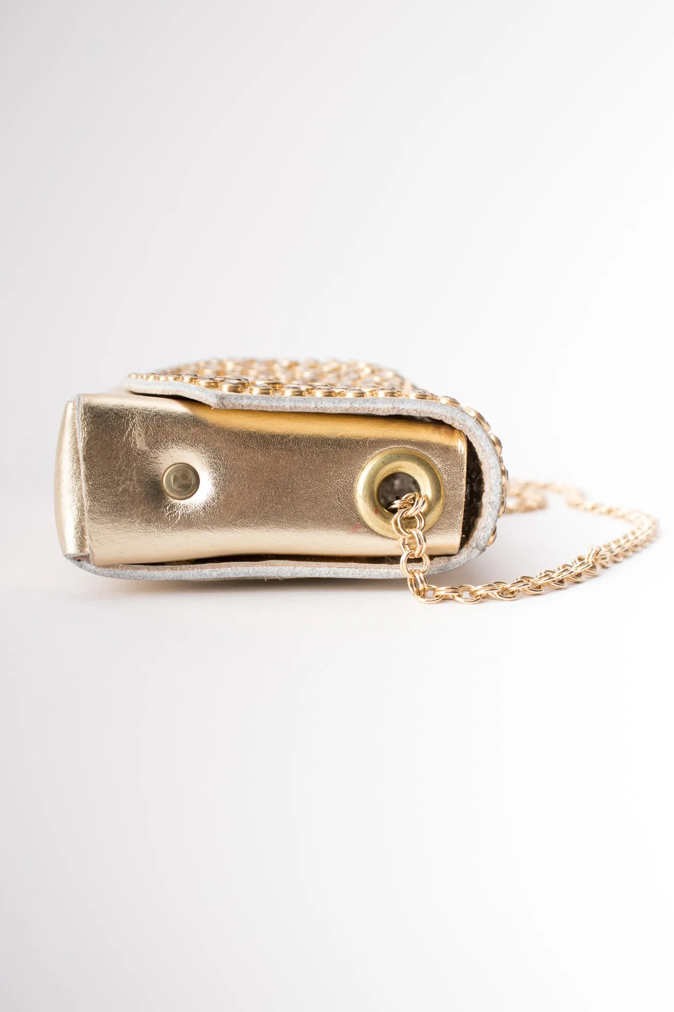 Convertible Crystal Lamé Fanny Pack