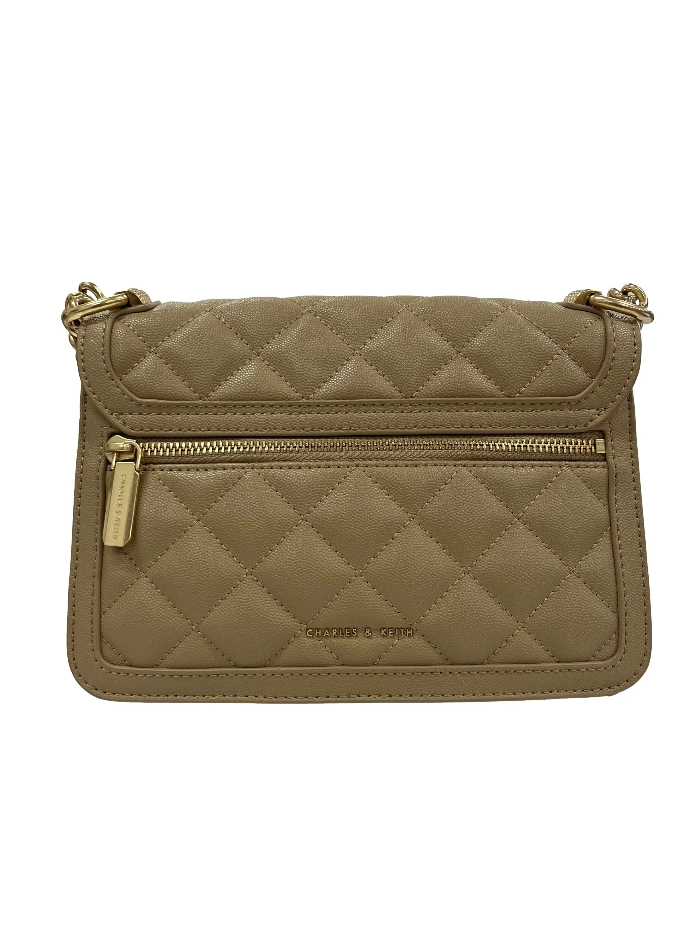 Cream Micaela Quilted Bag