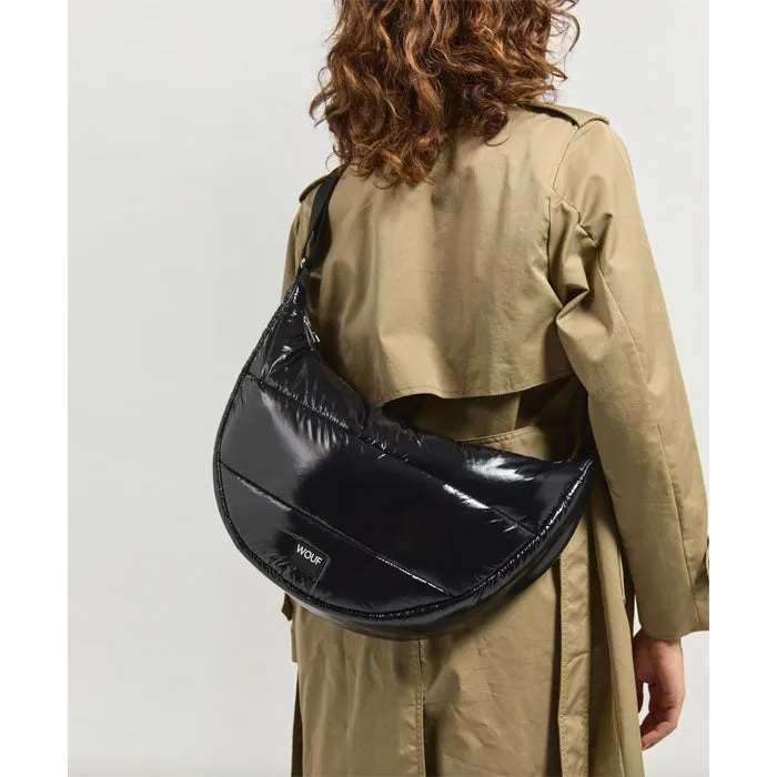 Crossbody Bag Large «Glossy Black» von Wouf