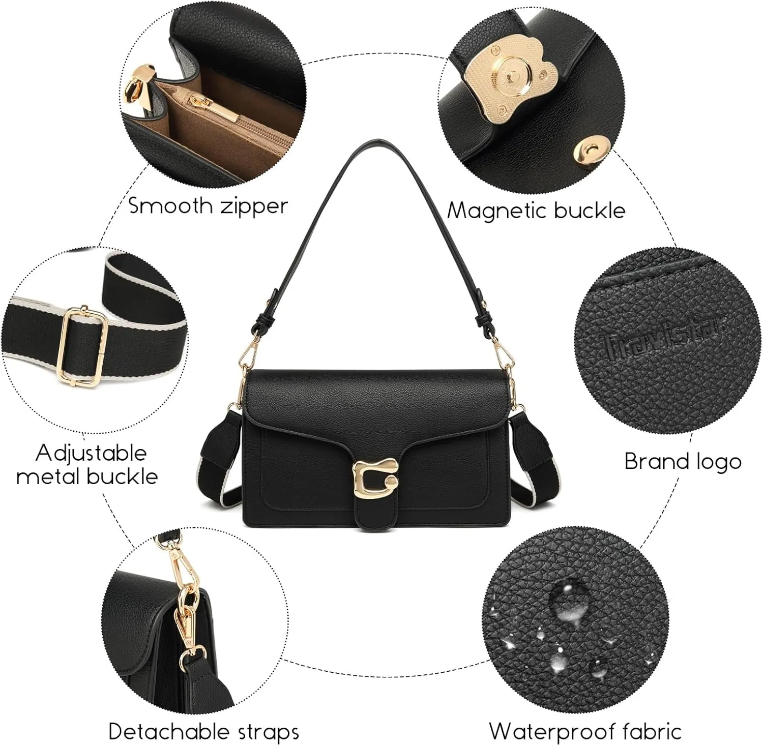 Crossbody Bags for Women Shoulder Bag Leather Handbags Evening Clutch