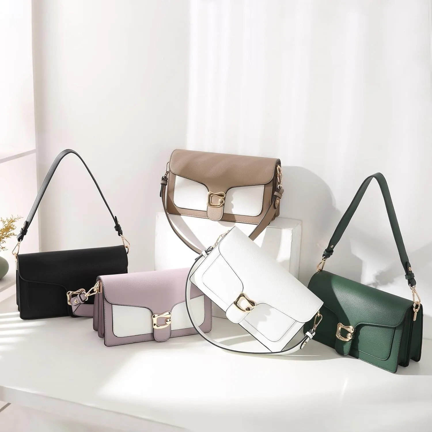 Crossbody Bags for Women Shoulder Bag Leather Handbags Evening Clutch