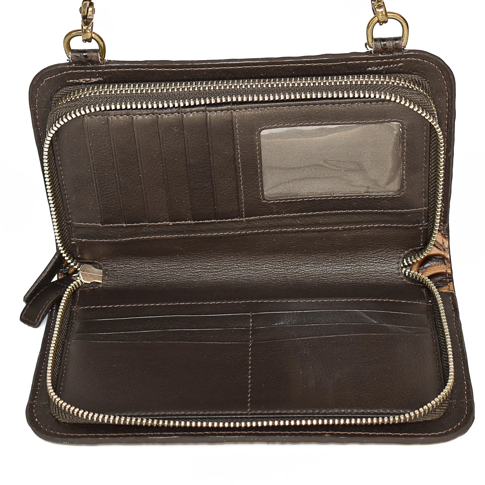 Crossbody Double Zip Wallet II