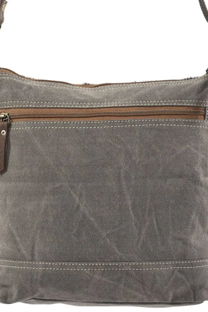Crossbody with Pattern Rug and Fur