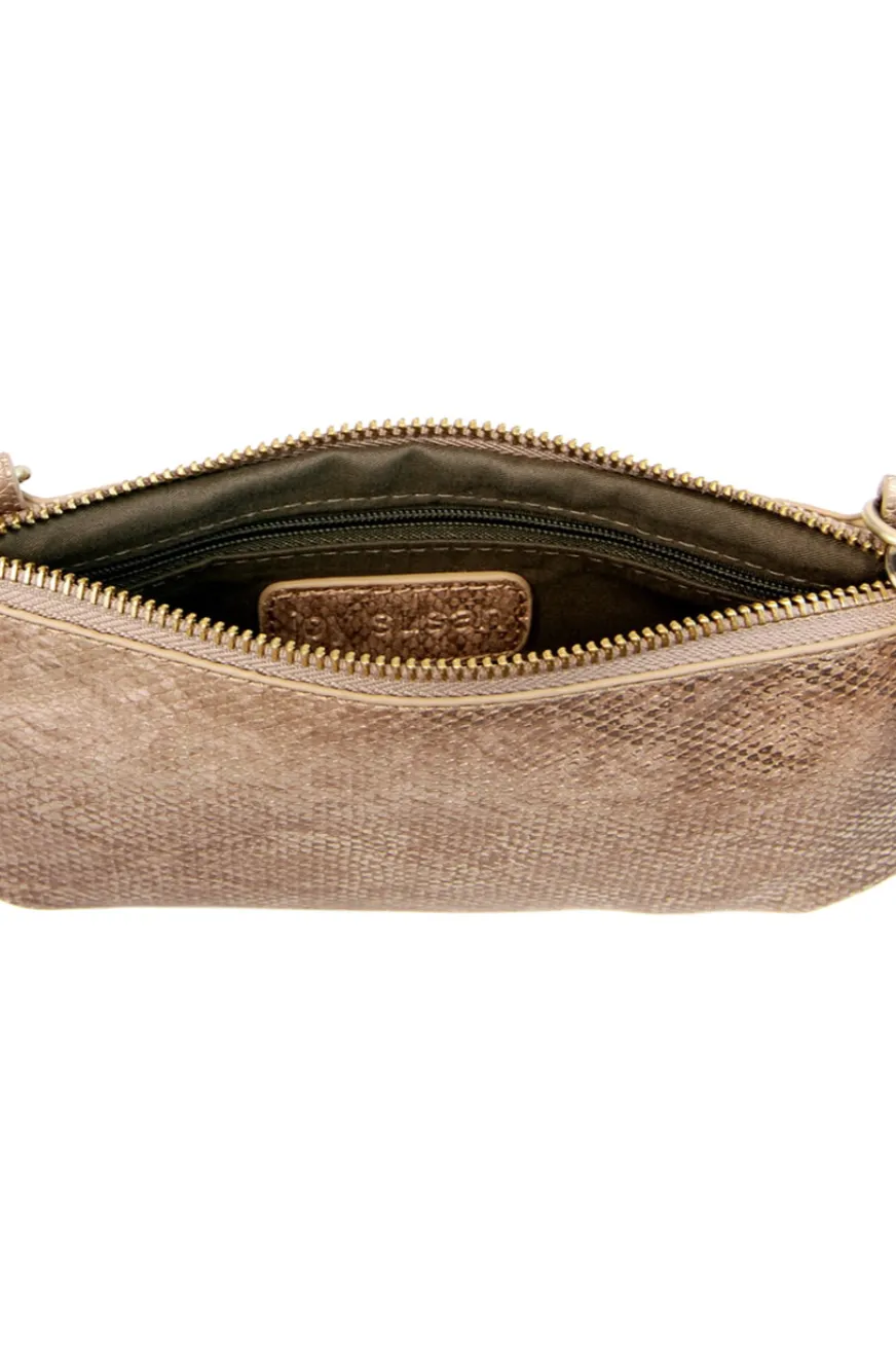 Crossbody Wristlet Clutch
