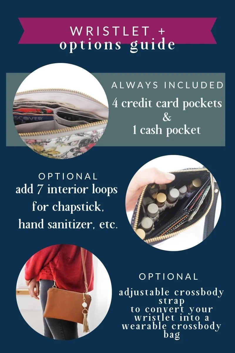 CUSTOM Convertible Crossbody Wristlet 