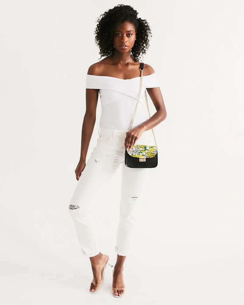 Custom Order - AMMA JO Nina Crossbody Bag - Yellow Fields