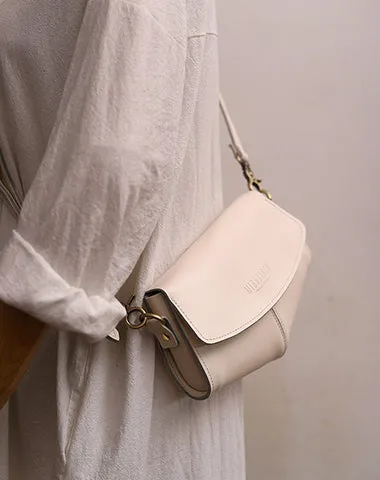 Cute LEATHER Sling Bag Side Bags Black WOMEN Saddle SHOULDER BAG Small Crossbody Purses FOR WOMEN