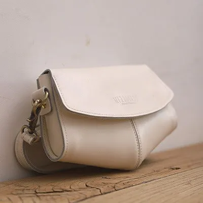 Cute LEATHER Sling Bag Side Bags Black WOMEN Saddle SHOULDER BAG Small Crossbody Purses FOR WOMEN