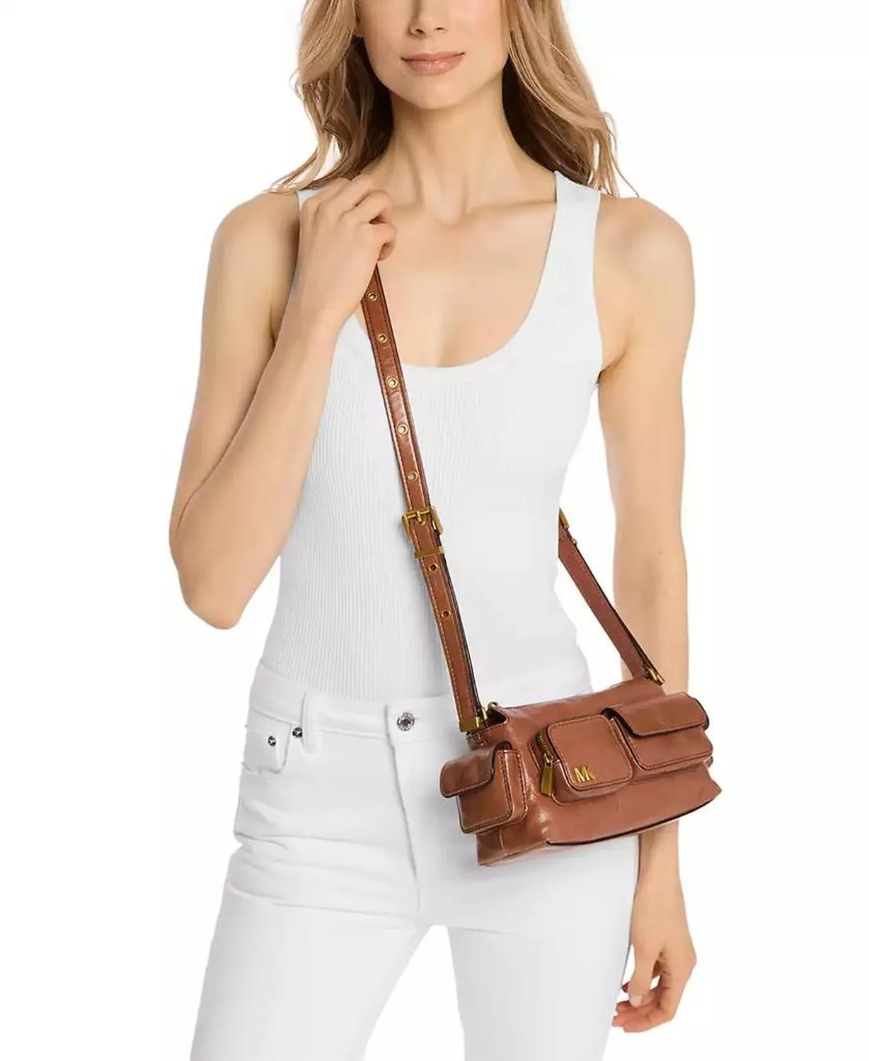 Dakota Small Leather Convertible Pocket Crossbody