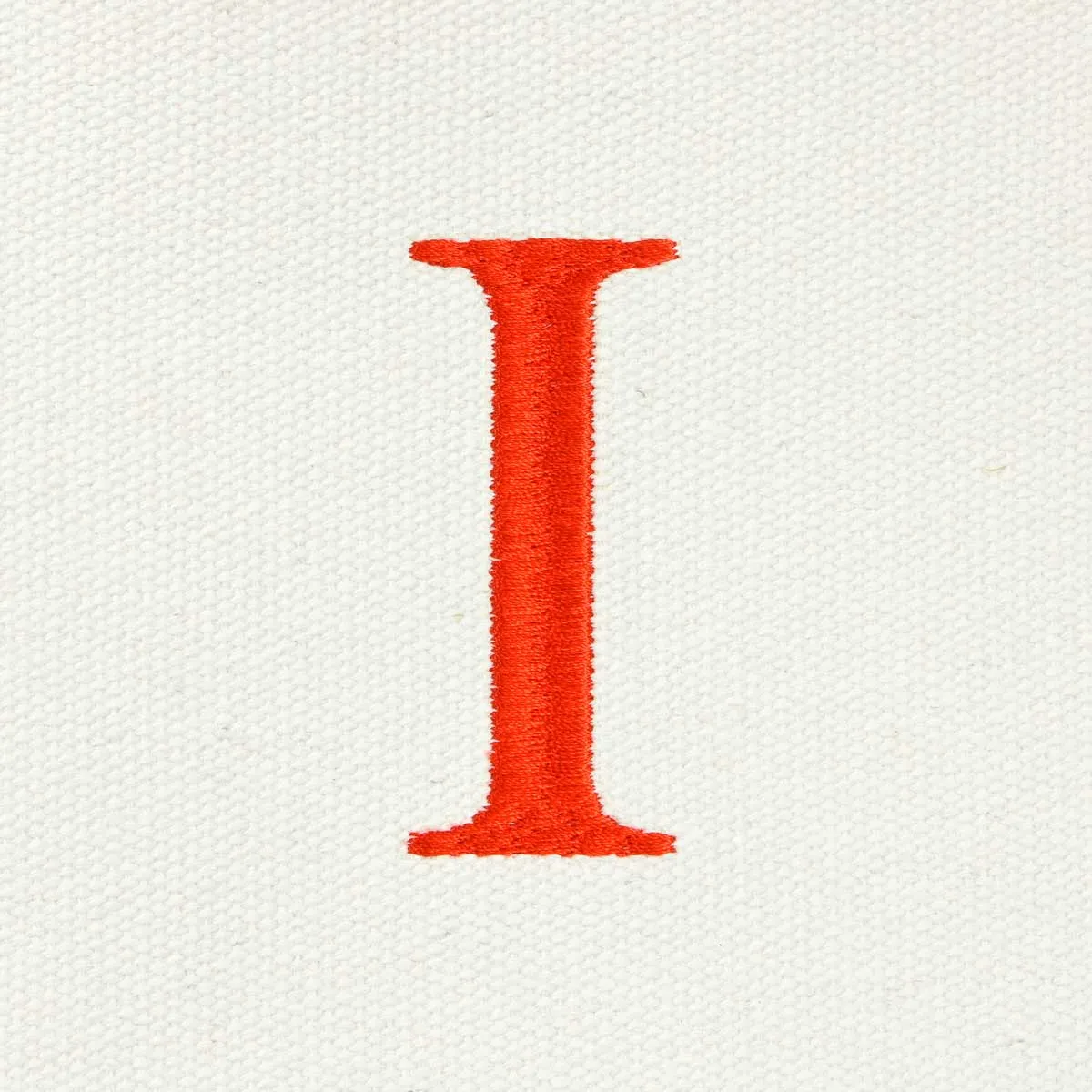 Dalix Medium Personalized Tote Bag Monogrammed Initial Letter - I