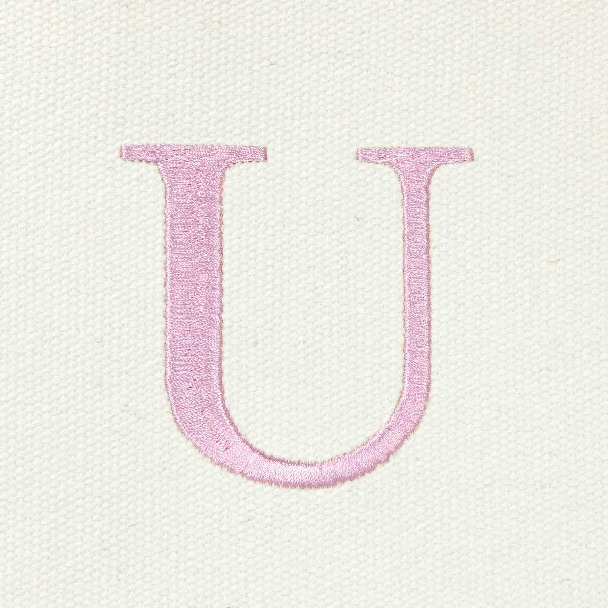 Dalix Medium Personalized Tote Bag Monogrammed Initial Letter - U