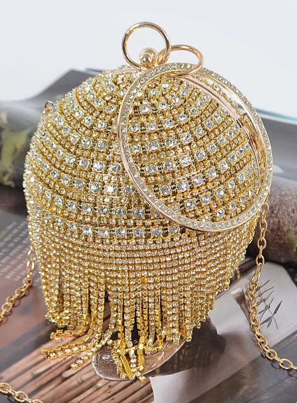 Dazzle Me Clutch - Gold