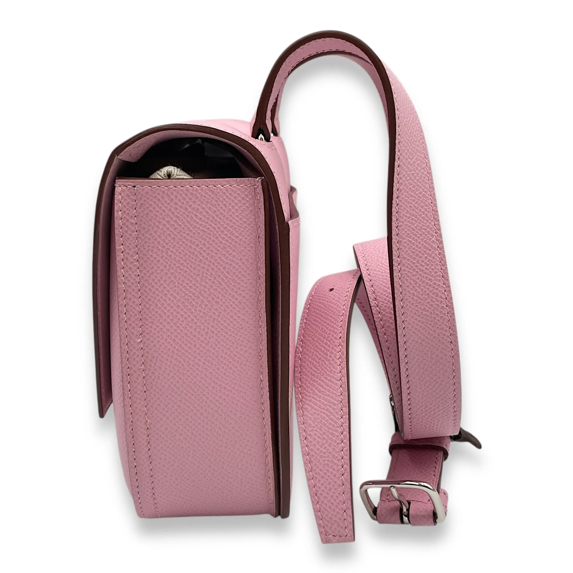 Della Cavalleria Mini Mauve Sylvestre in Epsom, Palladium hardware
