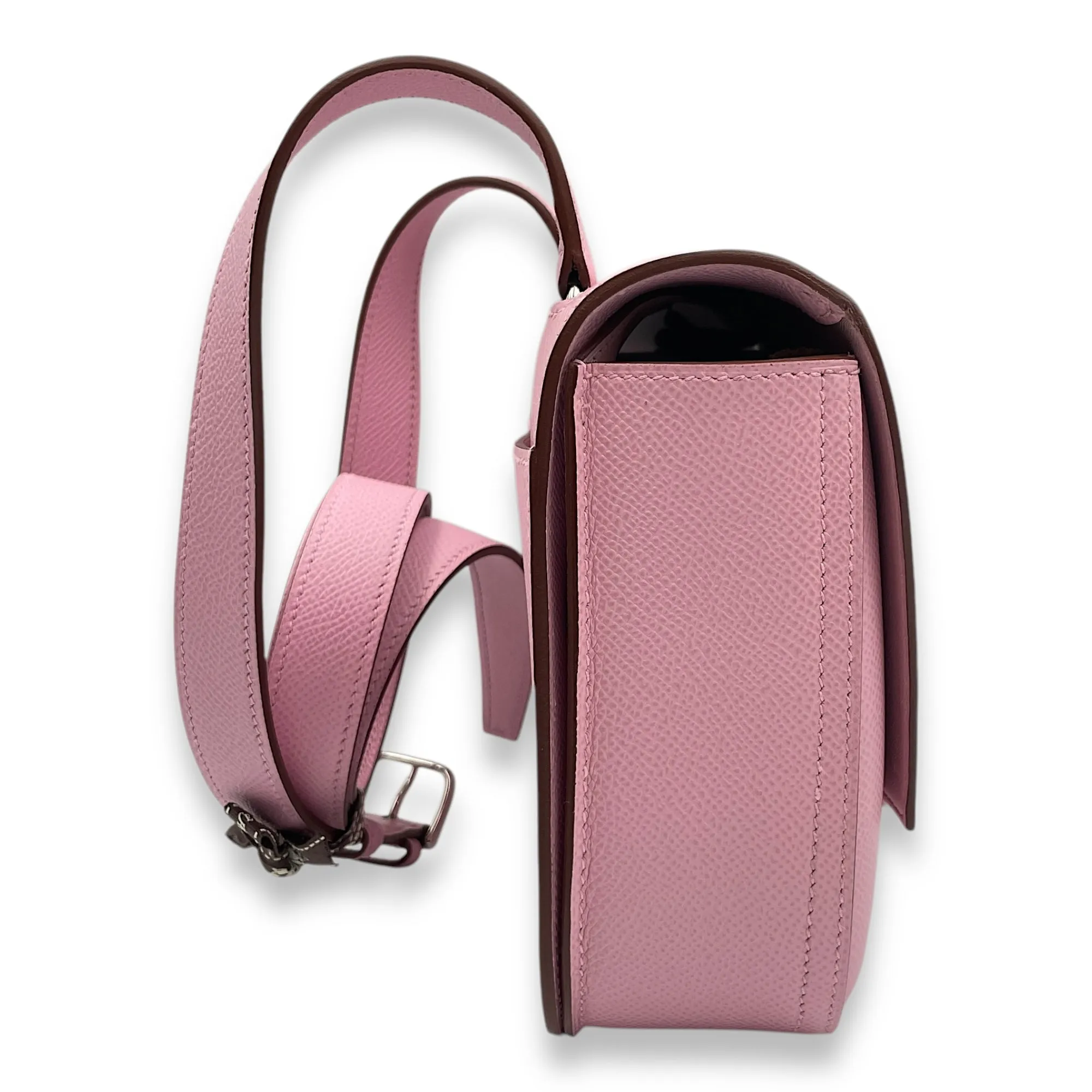 Della Cavalleria Mini Mauve Sylvestre in Epsom, Palladium hardware