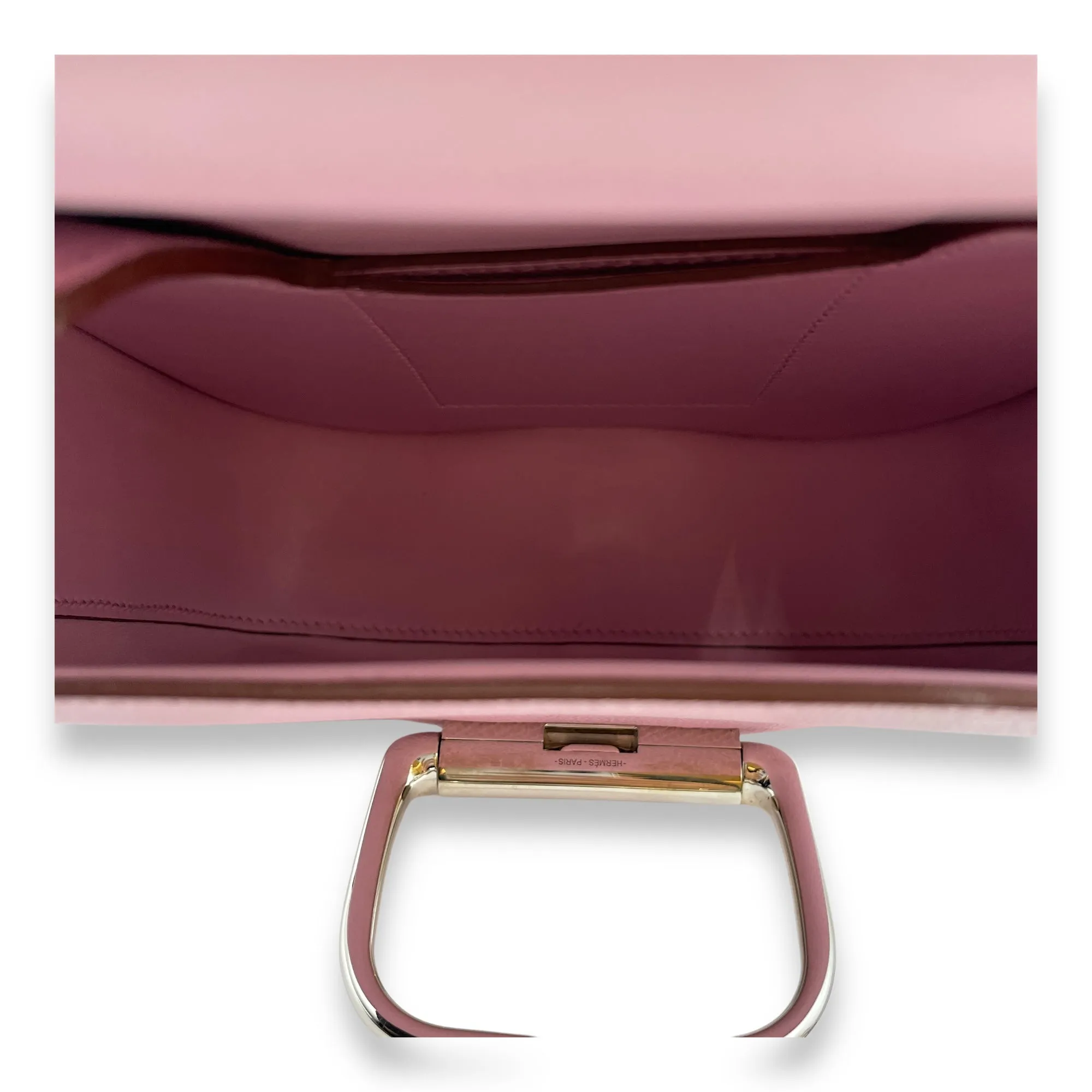 Della Cavalleria Mini Mauve Sylvestre in Epsom, Palladium hardware