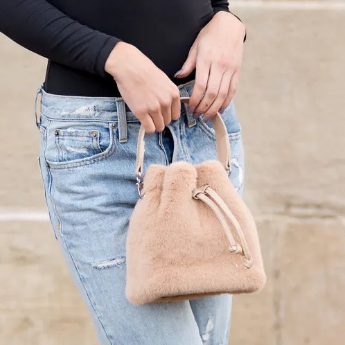 Elle Convertible Plush Top Handle Crossbody